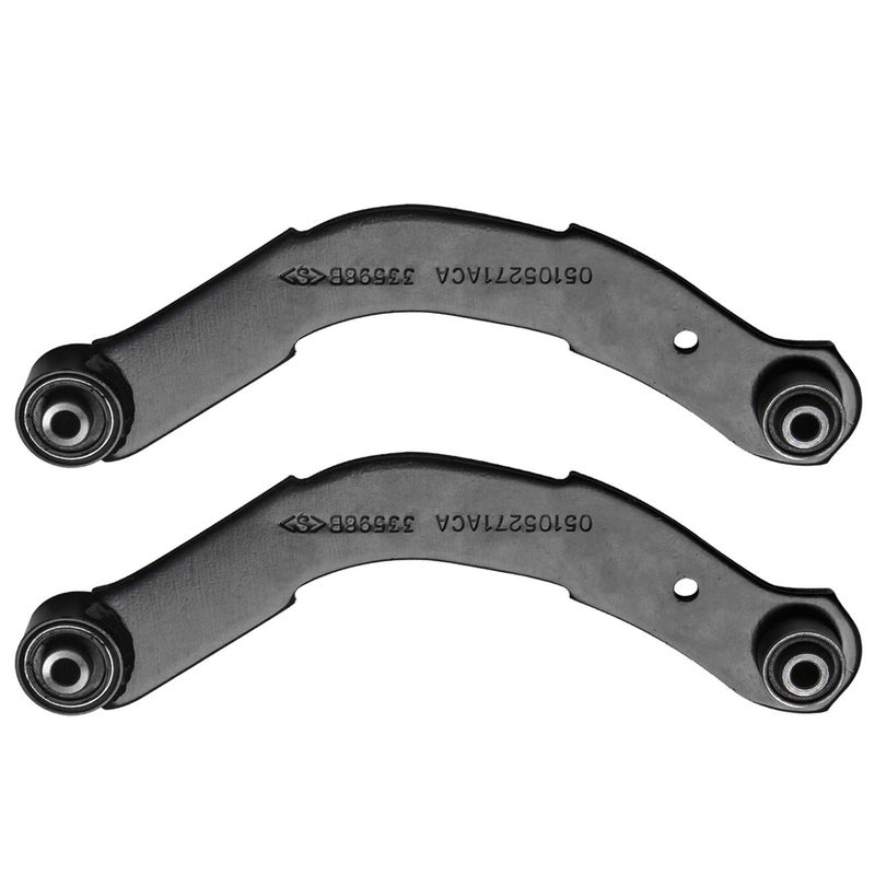TUCAREST 2Pcs K641281 Left Right Rear Upper Control Arm (Lateral Link) Compatible With 2007-2012 Do-dge Caliber /07-17 Je-ep Compass (w/MK Body Code), 07-17 Patriot Suspension - Image 2